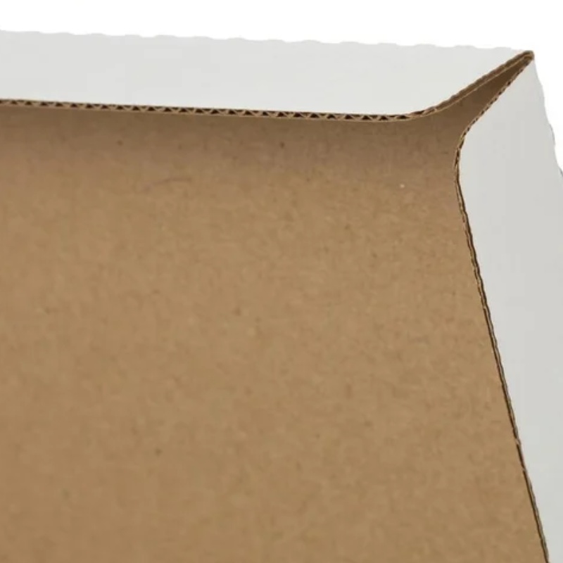 товар Коробка для пиццы 300х300х40 мм, квадрат, белая [микрогофрокартон Т-12, целлюлоза] PZ030B-T12